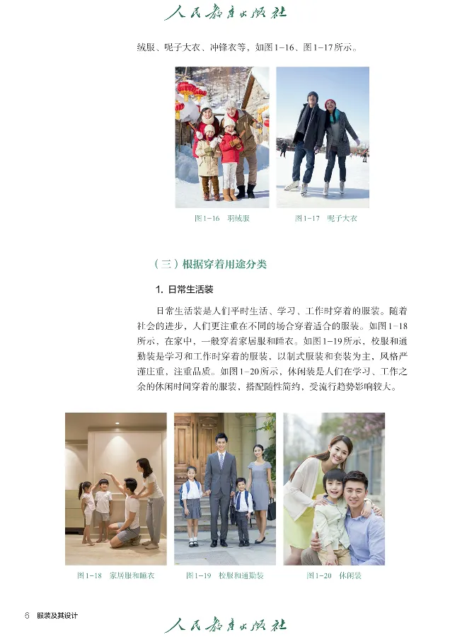 选择性必修5服装及其设计_高中三年全科资料_高中_高中电子教材_高中通用技术_人教版