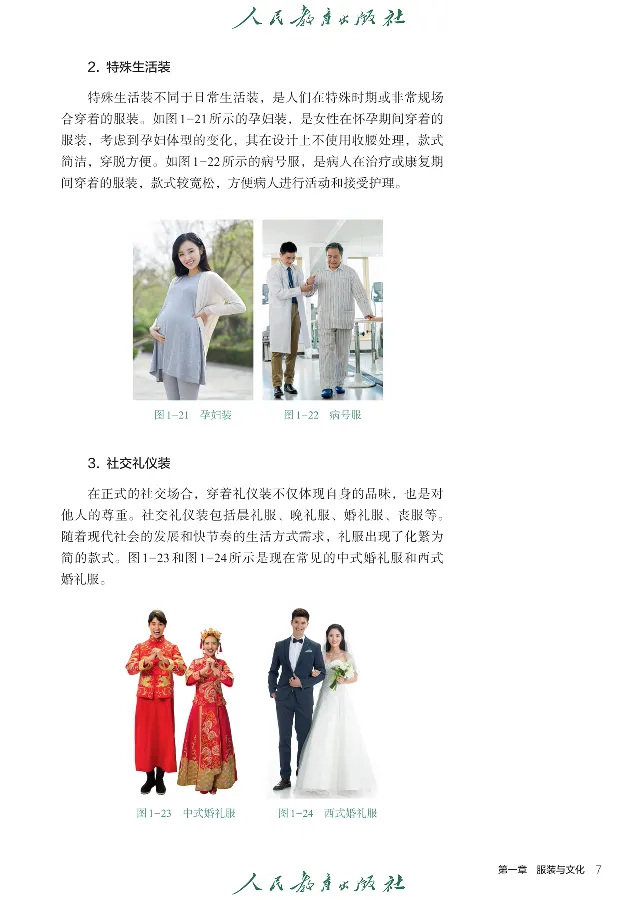选择性必修5服装及其设计_高中三年全科资料_高中_高中电子教材_高中通用技术_人教版