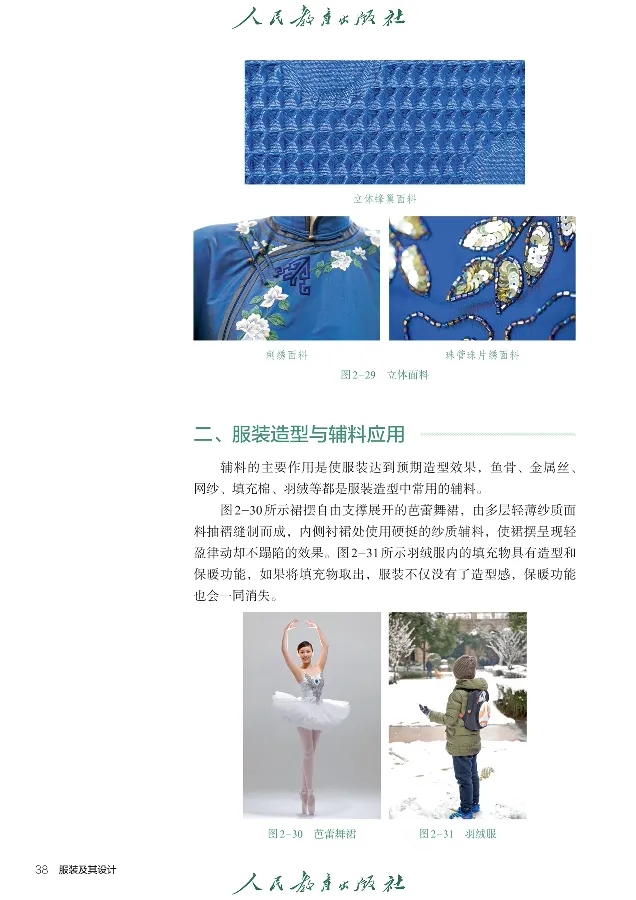 选择性必修5服装及其设计_高中三年全科资料_高中_高中电子教材_高中通用技术_人教版