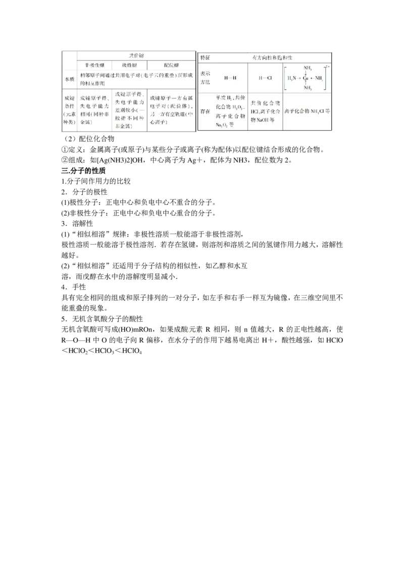 高二化学复习口袋书_高中三年全科资料_高中三年全科资料_化学