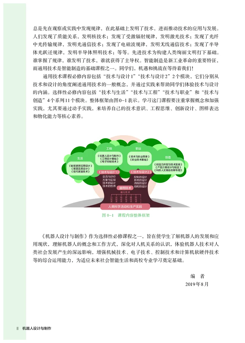 选择性必修2机器人设计与制作_高中三年全科资料_高中_高中电子教材_高中通用技术_人教版