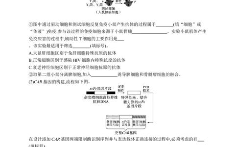 课时规范练58　动物细胞工程_高中三年全科资料_高中_高中1_2026版《优化设计》新高考版一轮（生物+数学）_2026优化设计一轮复习(生物)_高考总复习优化设计一轮用书生物H配人教版word