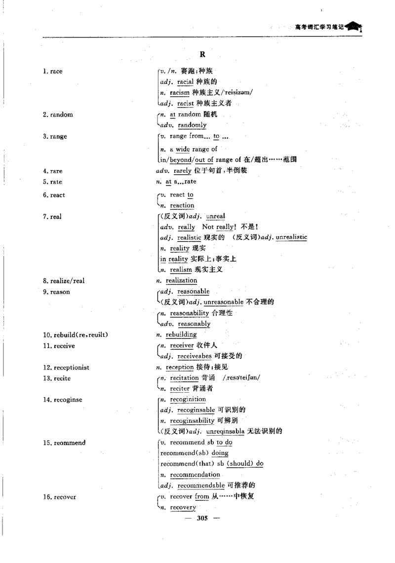 英语高考状元班提分笔记_高中三年全科资料_高中_高中1_《高考状元班提分笔记》