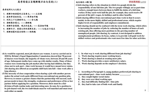 讲义_高中三年全科资料_高中_60课时学完高中英语_60课时学完高中全部英语（上）_第36讲：高考阅读主旨题解题方法与实战(二)