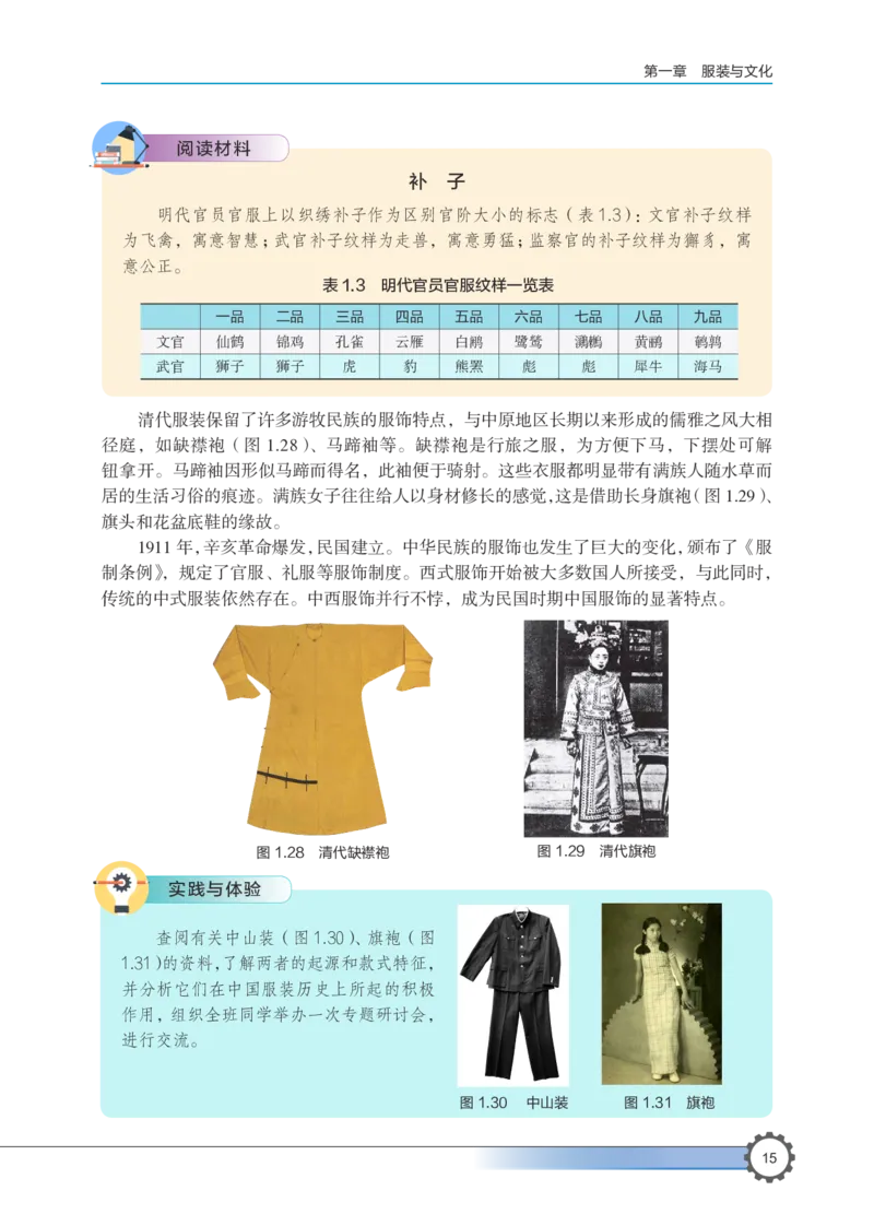 选择性必修5服装及其设计_高中三年全科资料_高中_高中电子教材_高中通用技术_豫科版