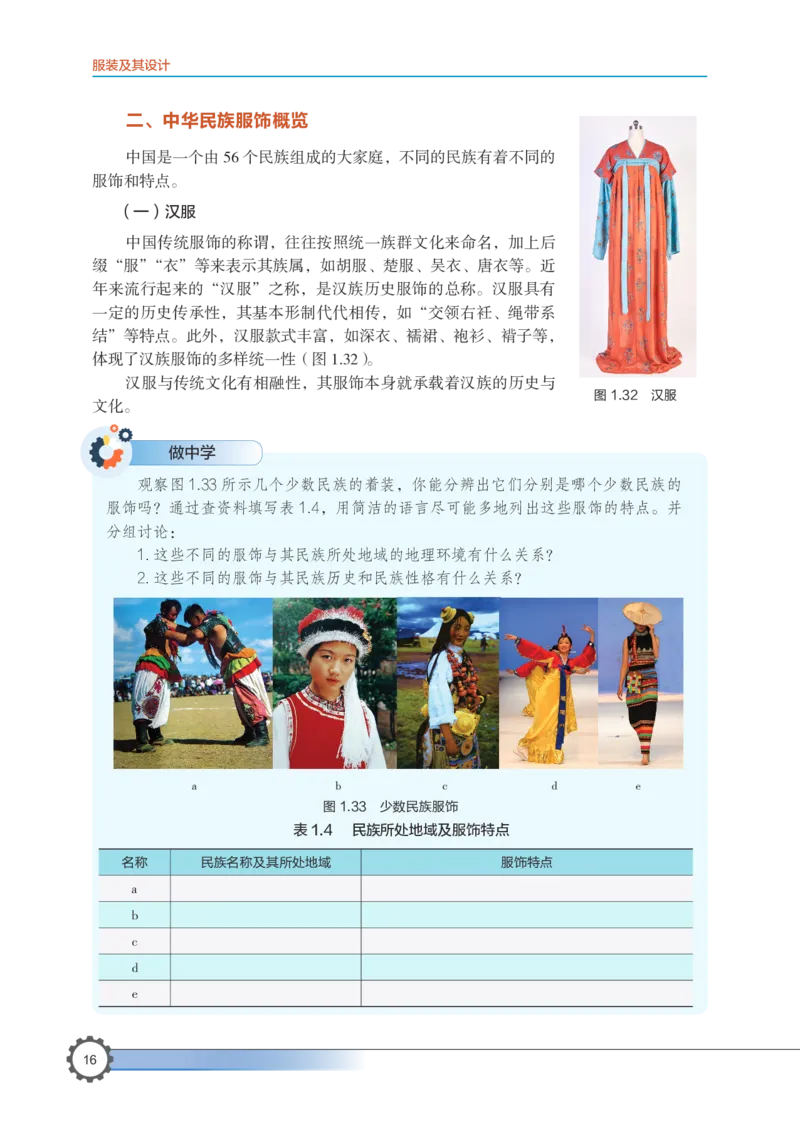 选择性必修5服装及其设计_高中三年全科资料_高中_高中电子教材_高中通用技术_豫科版