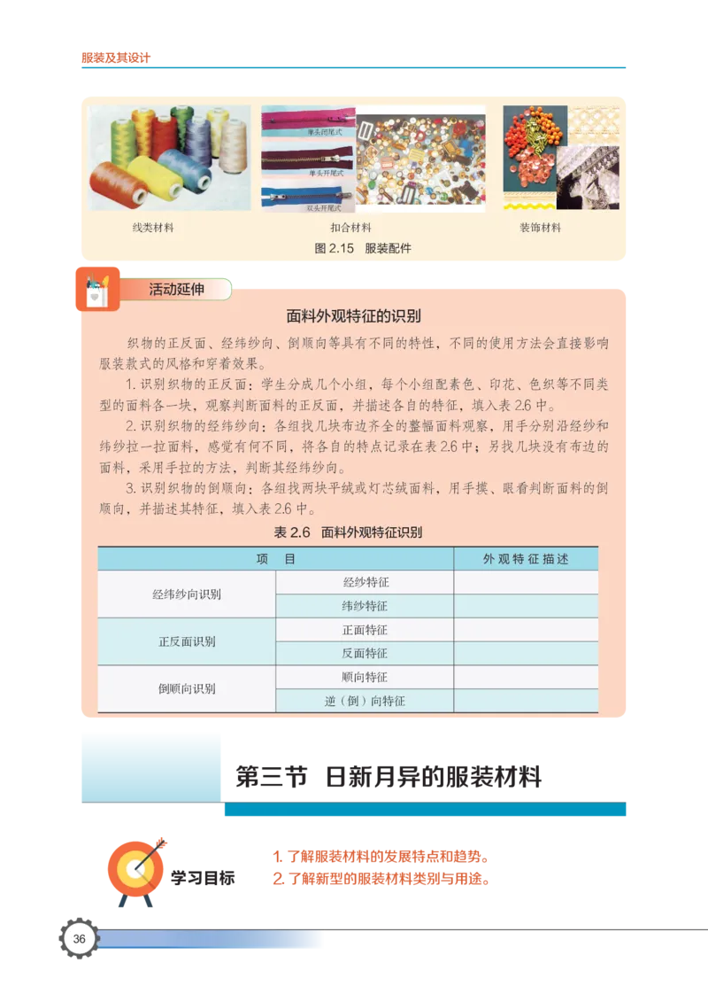 选择性必修5服装及其设计_高中三年全科资料_高中_高中电子教材_高中通用技术_豫科版