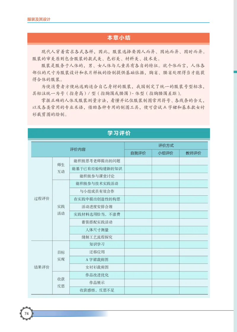 选择性必修5服装及其设计_高中三年全科资料_高中_高中电子教材_高中通用技术_豫科版