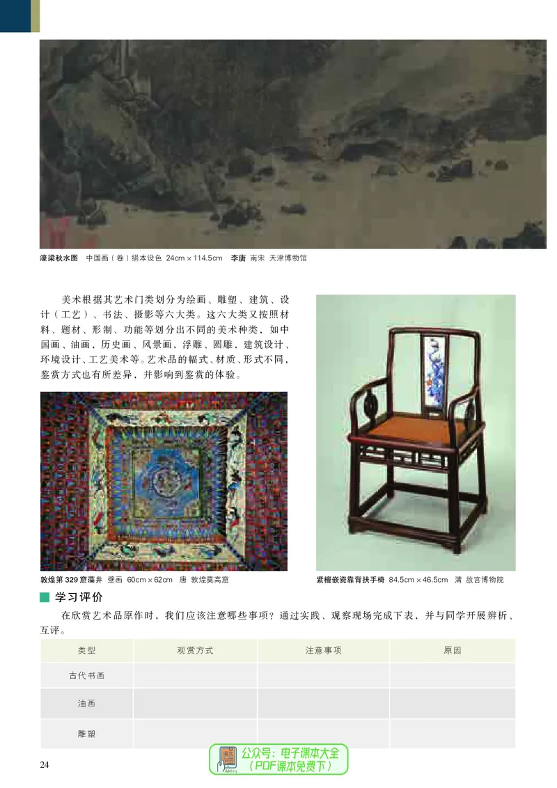 高中美术必修美术鉴赏_高中三年全科资料_高中_高中电子教材_高中美术_人美版