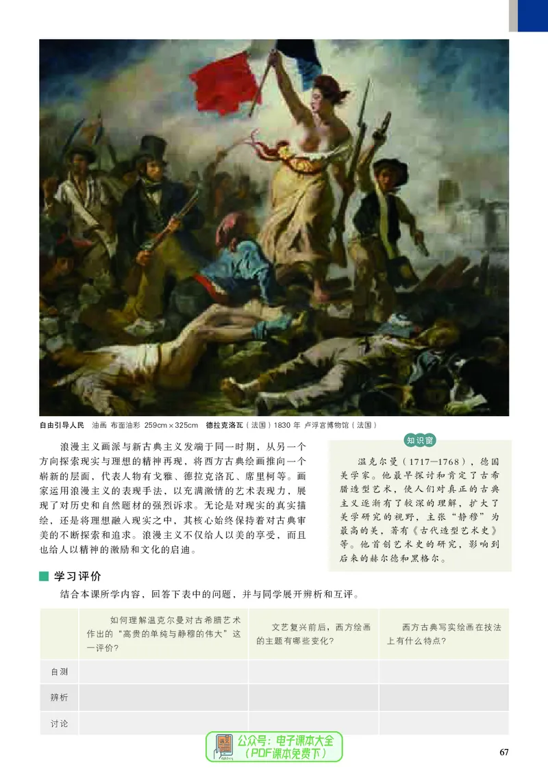 高中美术必修美术鉴赏_高中三年全科资料_高中_高中电子教材_高中美术_人美版