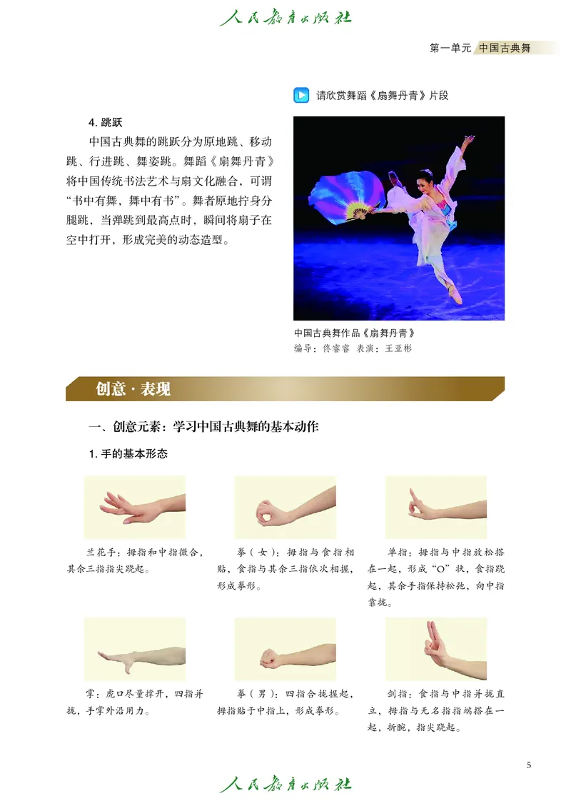 选择性必修3舞蹈创编与表演_高中三年全科资料_高中_高中电子教材_高中艺术_人教版