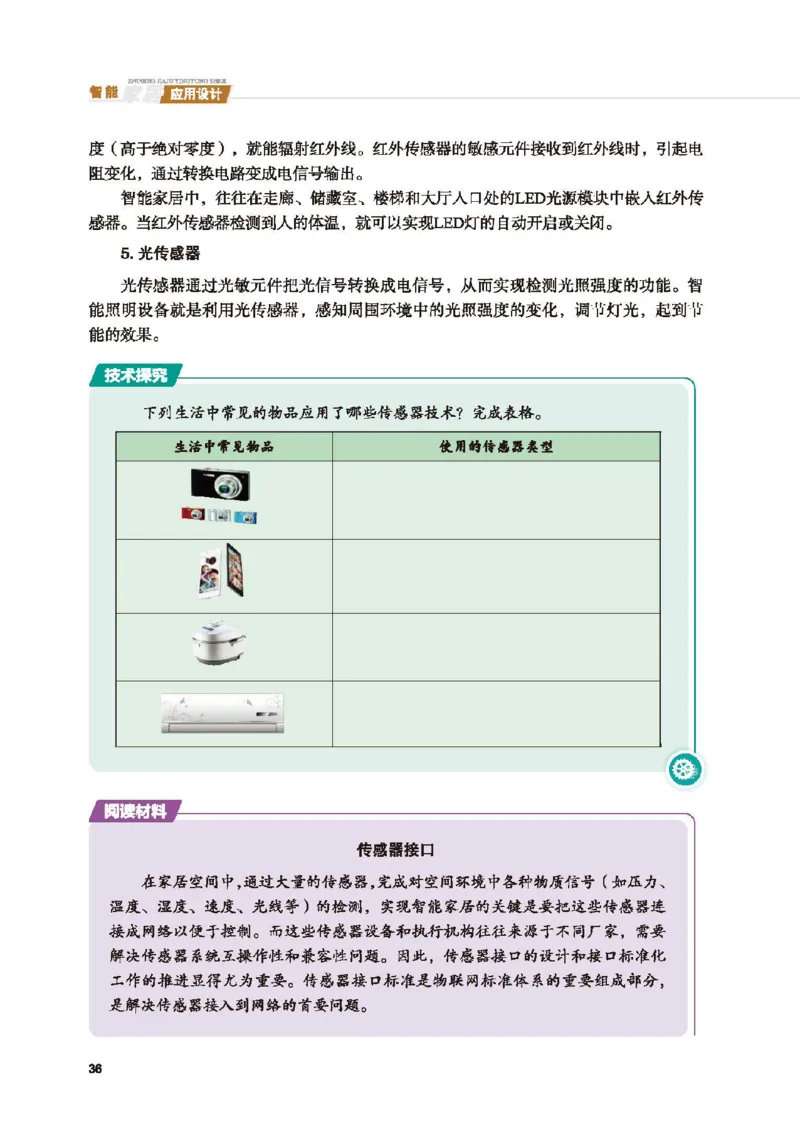 选择性必修6智能家居应用设计_高中三年全科资料_高中_高中电子教材_高中通用技术_地质版
