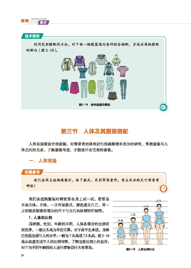 选择性必修5服装及其设计_高中三年全科资料_高中_高中电子教材_高中通用技术_地质版