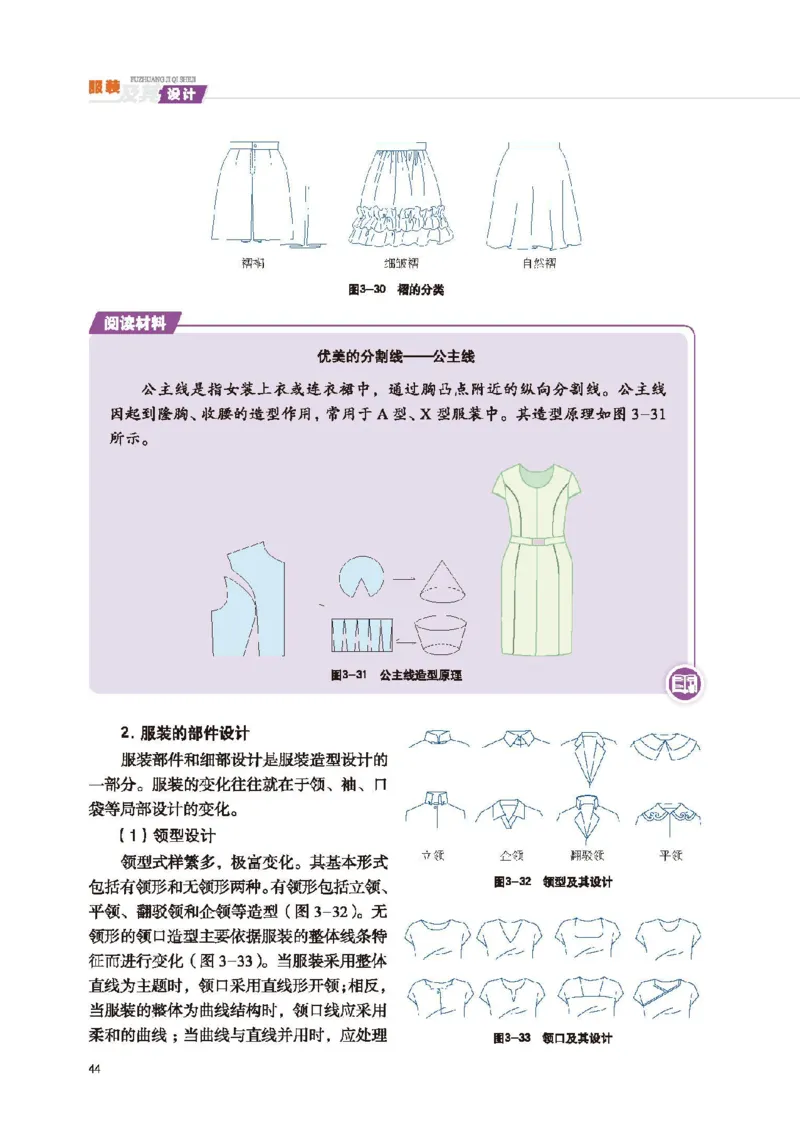 选择性必修5服装及其设计_高中三年全科资料_高中_高中电子教材_高中通用技术_地质版