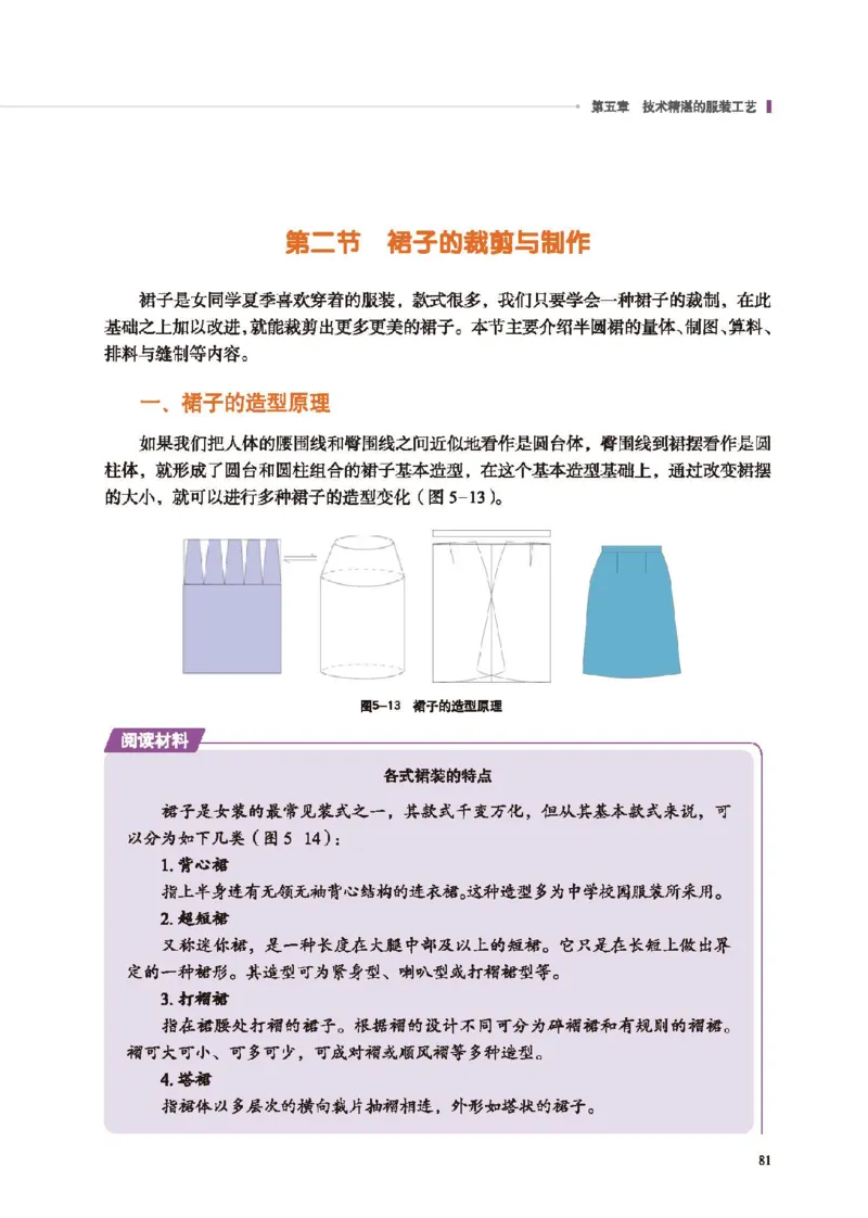 选择性必修5服装及其设计_高中三年全科资料_高中_高中电子教材_高中通用技术_地质版