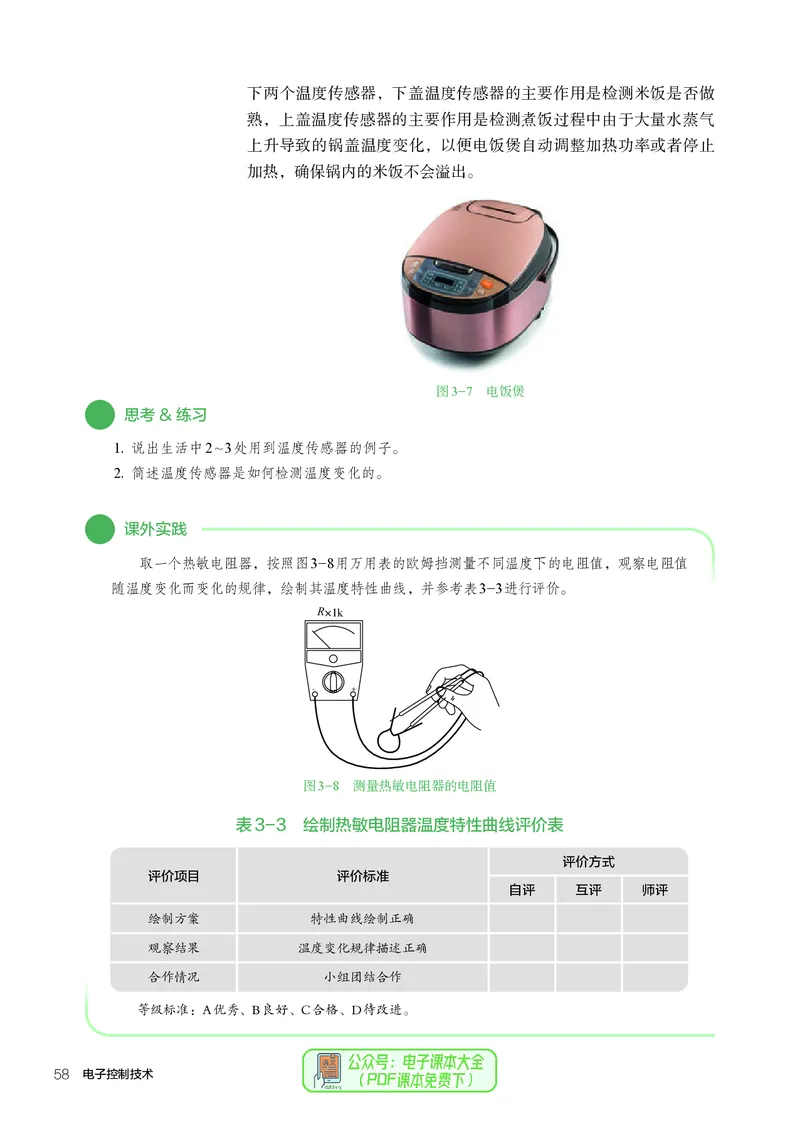 选择性必修1电子控制技术_高中三年全科资料_高中_高中电子教材_高中通用技术_人教版