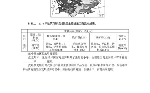 课时作业(十一)　中亚_高中三年全科资料_高中_高中地理《课时作业》Word版(1)_人教版_区域地理&middot;新教材_区域地理&middot;新教材_课时作业（word）