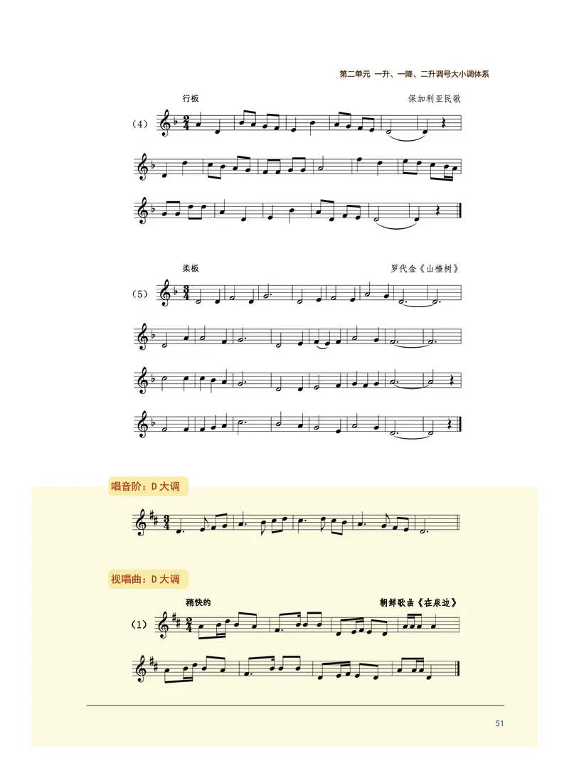 选择性必修6视唱练耳_高中三年全科资料_高中_高中电子教材_高中音乐_沪教版