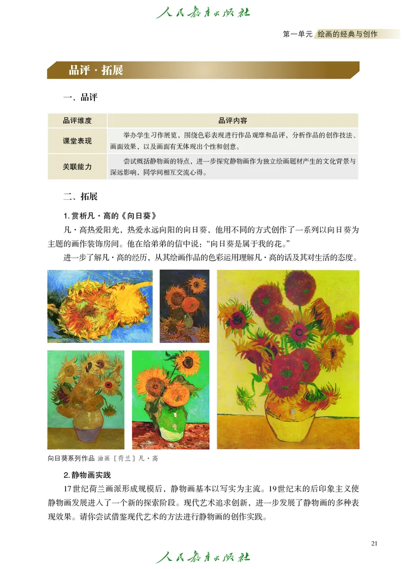 选择性必修1美术创意实践_高中三年全科资料_高中_高中电子教材_高中艺术_人教版