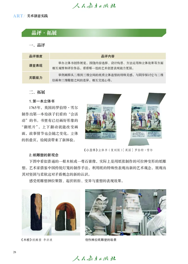 选择性必修1美术创意实践_高中三年全科资料_高中_高中电子教材_高中艺术_人教版