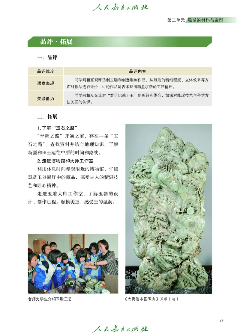 选择性必修1美术创意实践_高中三年全科资料_高中_高中电子教材_高中艺术_人教版