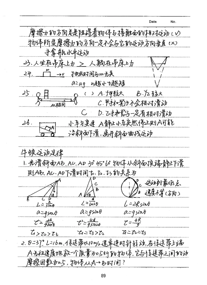 衡水高考学霸笔记物理_高中三年全科资料_高中_衡水高考状元学霸各科笔记等整理