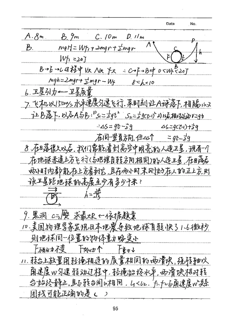 衡水高考学霸笔记物理_高中三年全科资料_高中_衡水高考状元学霸各科笔记等整理