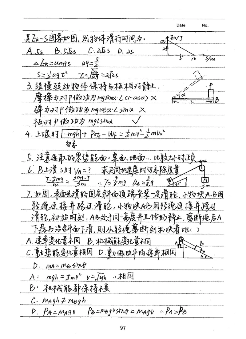 衡水高考学霸笔记物理_高中三年全科资料_高中_衡水高考状元学霸各科笔记等整理