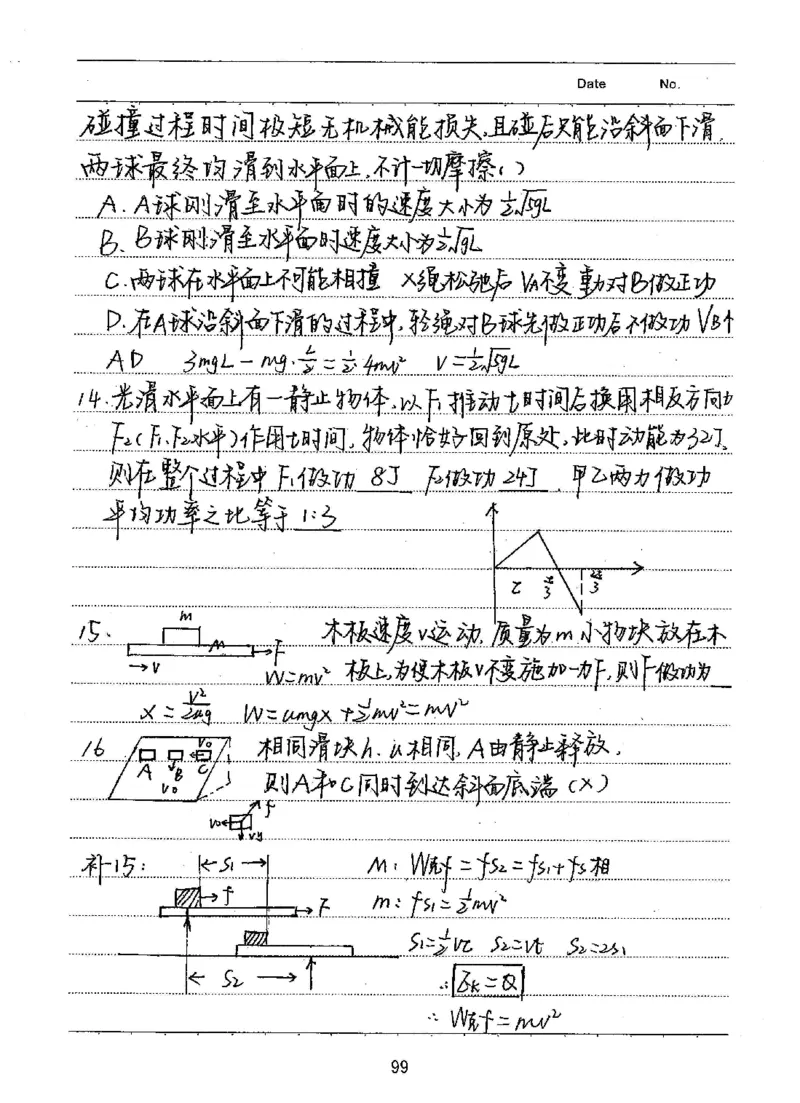 衡水高考学霸笔记物理_高中三年全科资料_高中_衡水高考状元学霸各科笔记等整理