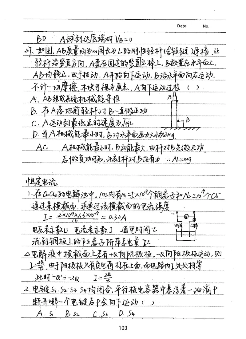 衡水高考学霸笔记物理_高中三年全科资料_高中_衡水高考状元学霸各科笔记等整理