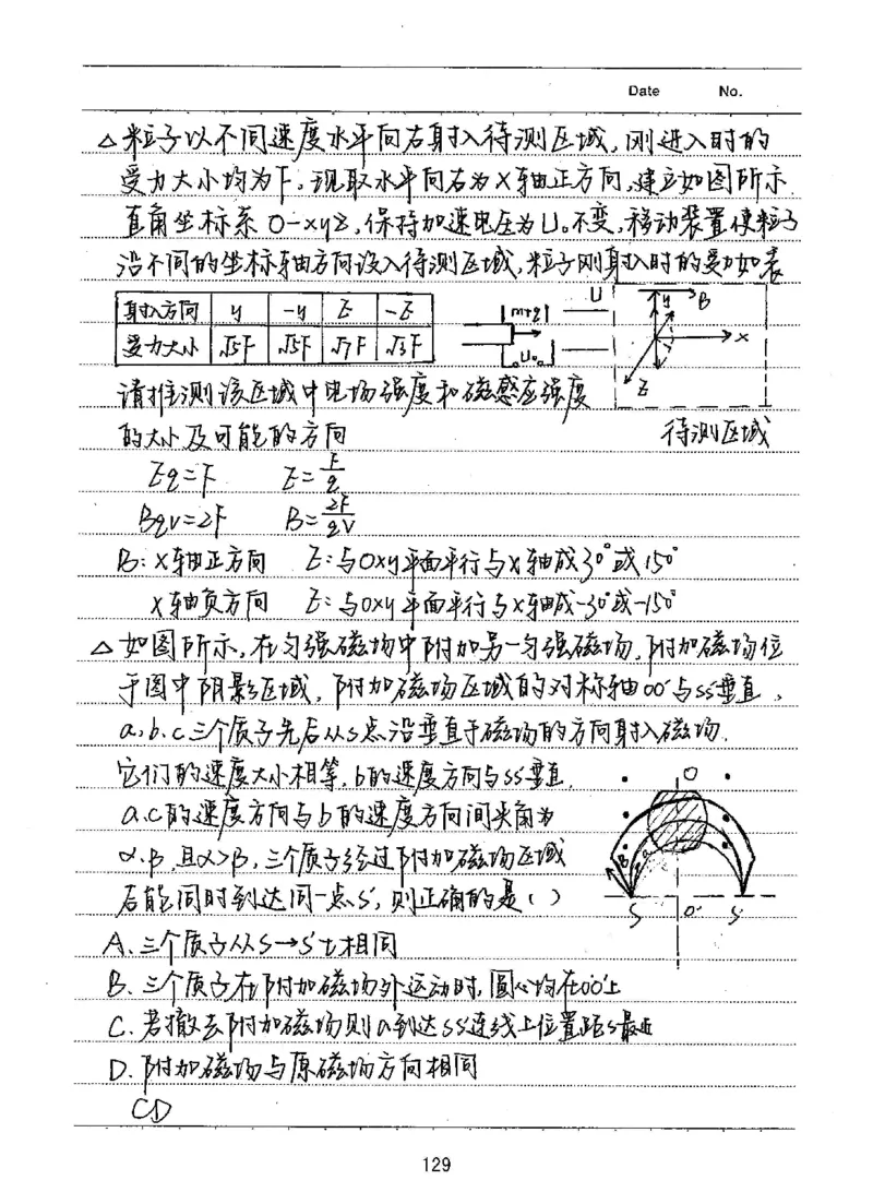 衡水高考学霸笔记物理_高中三年全科资料_高中_衡水高考状元学霸各科笔记等整理