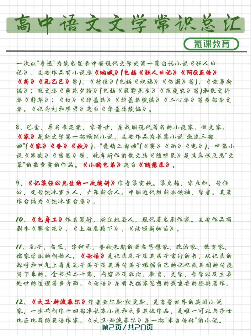 高中语文文学常识）_高中三年全科资料_高中三年全科资料_语文