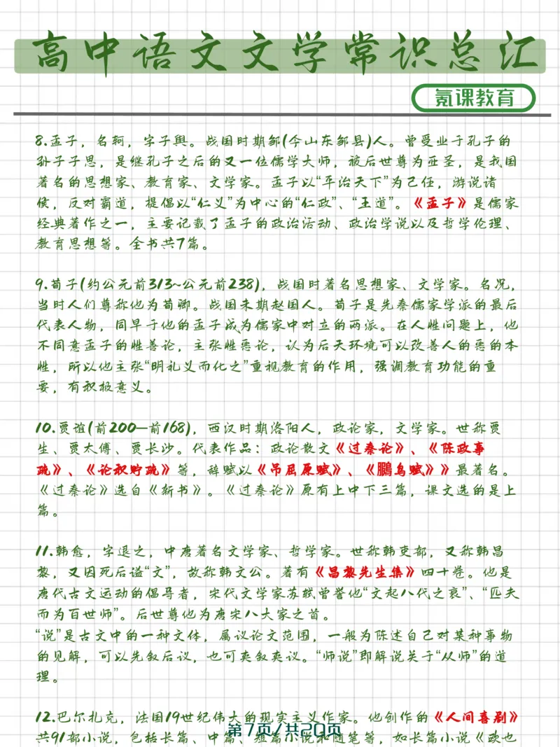 高中语文文学常识）_高中三年全科资料_高中三年全科资料_语文