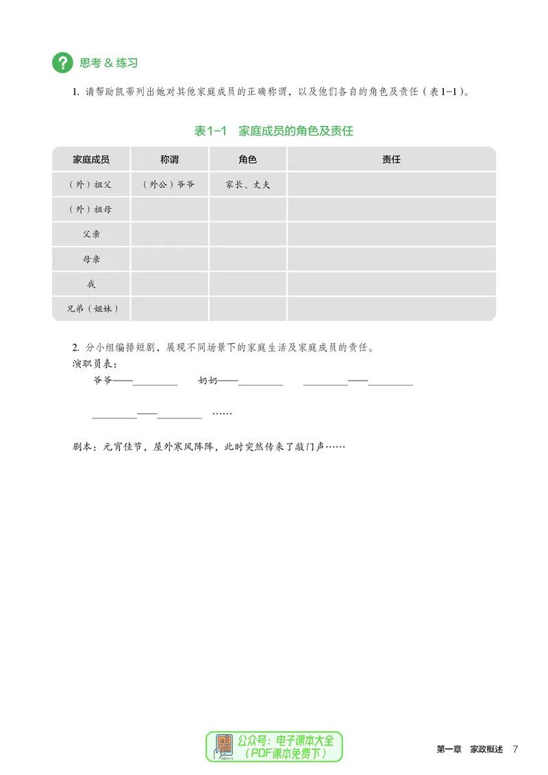 选择性必修4现代家政技术_高中三年全科资料_高中_高中电子教材_高中通用技术_人教版