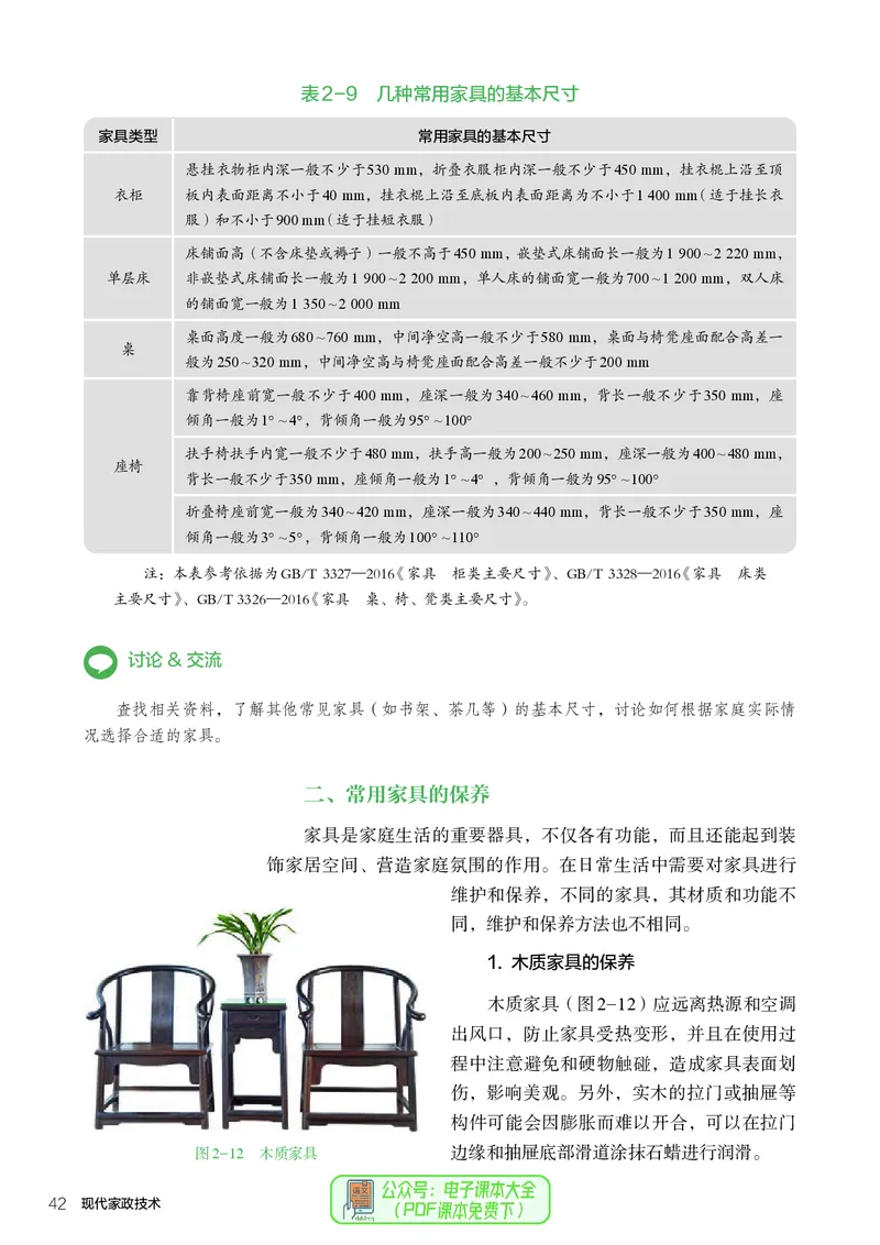 选择性必修4现代家政技术_高中三年全科资料_高中_高中电子教材_高中通用技术_人教版