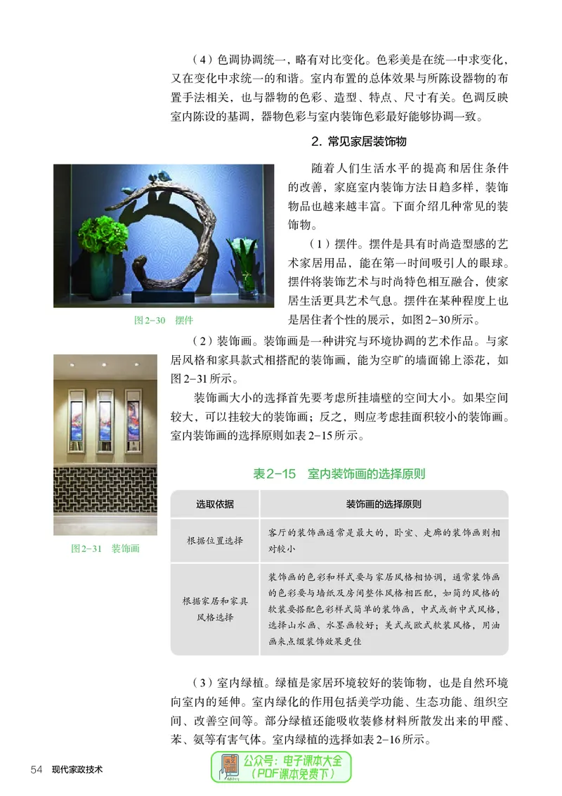 选择性必修4现代家政技术_高中三年全科资料_高中_高中电子教材_高中通用技术_人教版