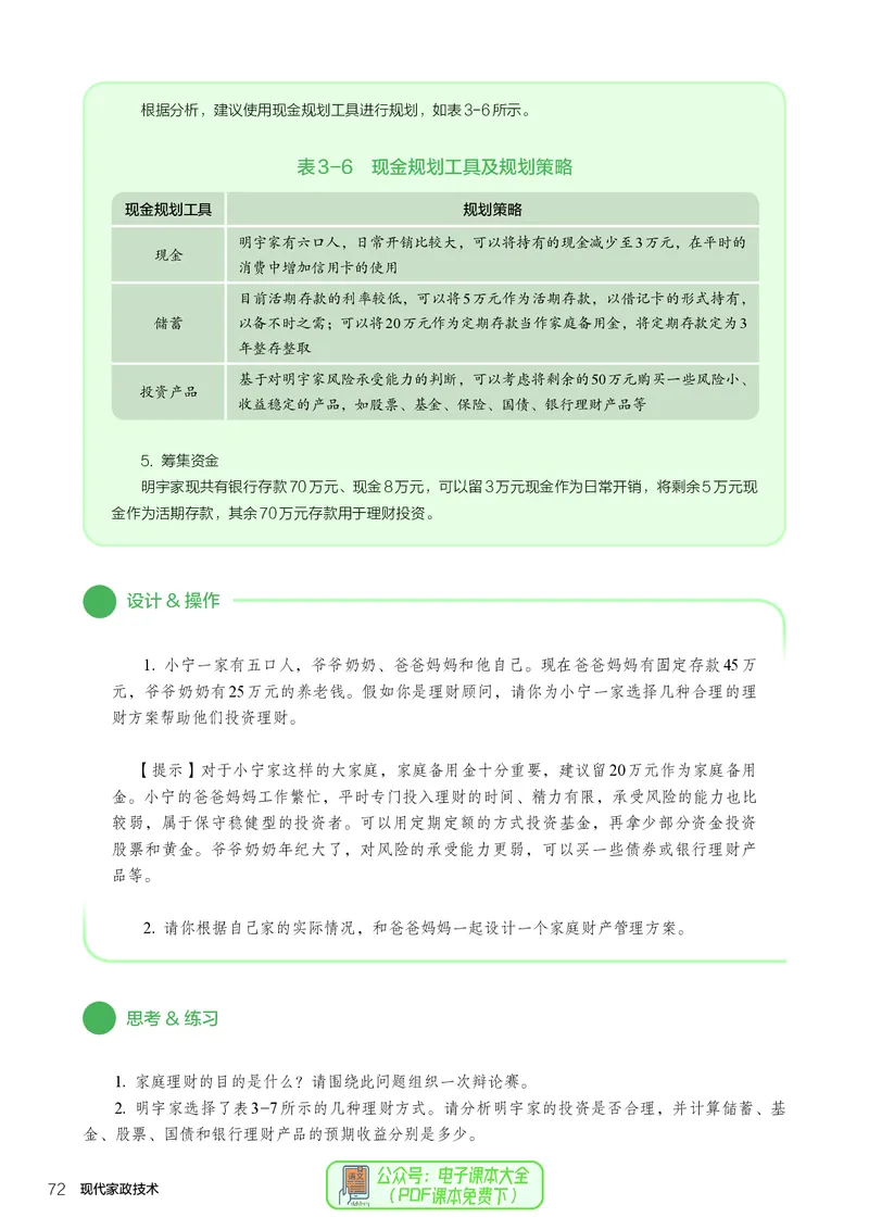 选择性必修4现代家政技术_高中三年全科资料_高中_高中电子教材_高中通用技术_人教版