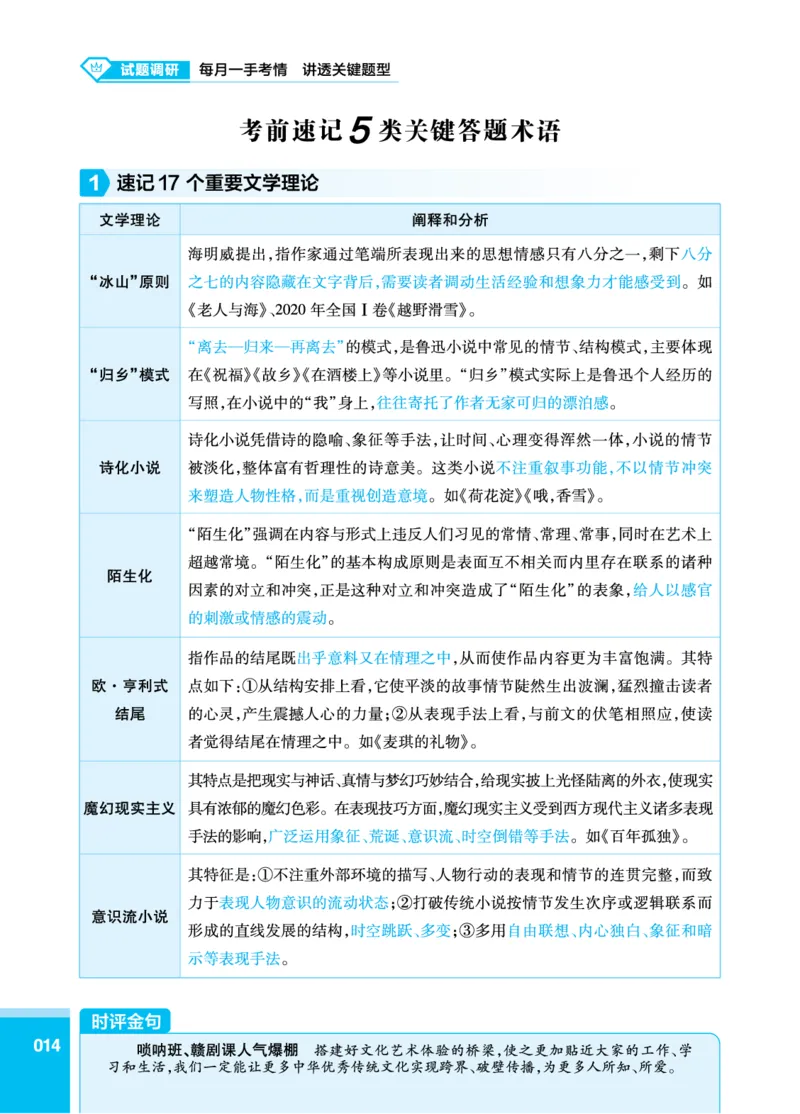 语文答题模板_高中三年全科资料_高中_1高中基础资料包_24九科答题模板