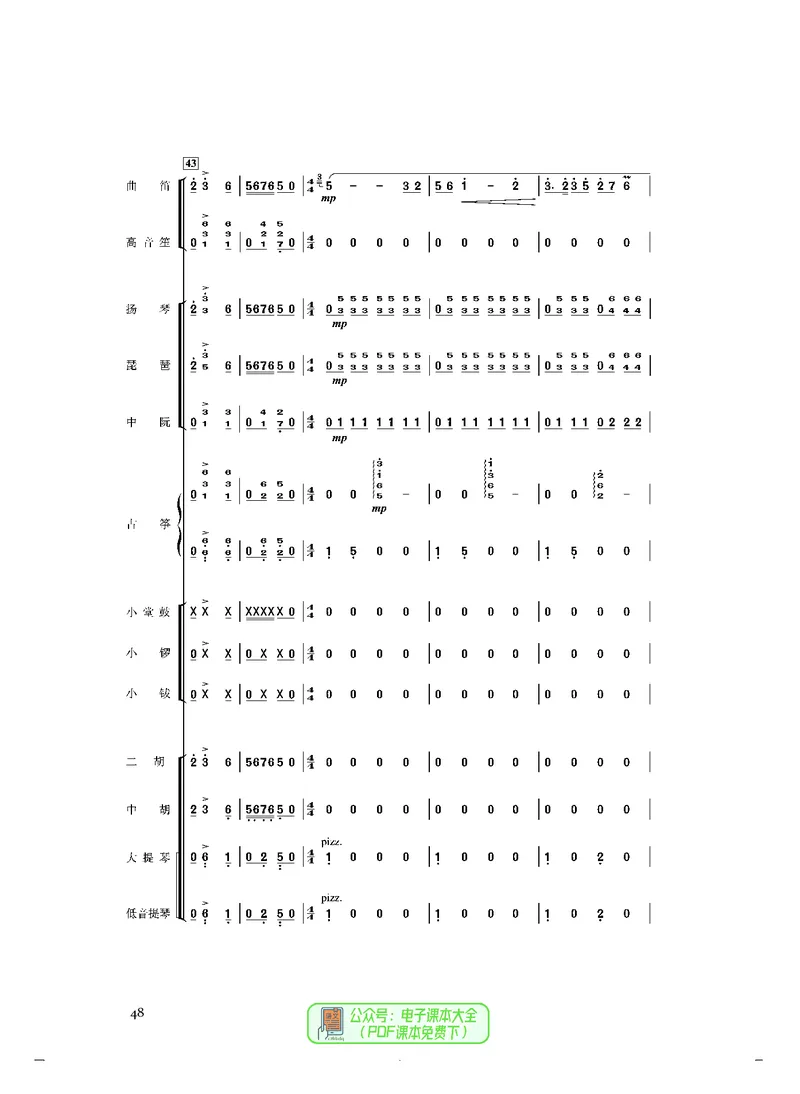 选必2合奏_高中三年全科资料_高中_高中电子教材_高中音乐_人音版_选择性必修（6本）