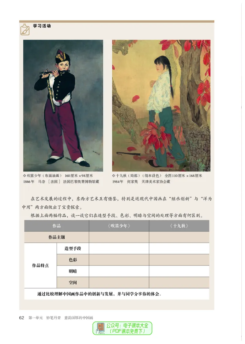 选必2中国书画_高中三年全科资料_高中_高中电子教材_高中美术_人教版