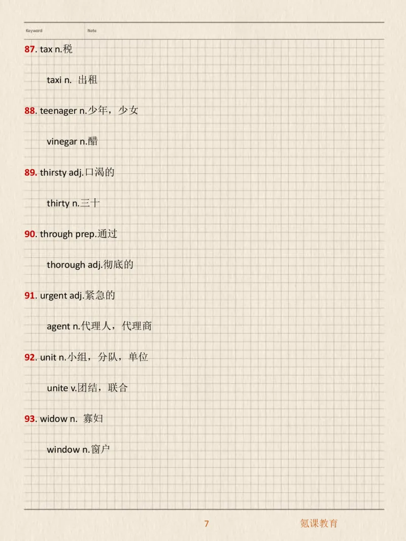 高中英语常考易混形近单词_高中三年全科资料_高中三年全科资料_英语
