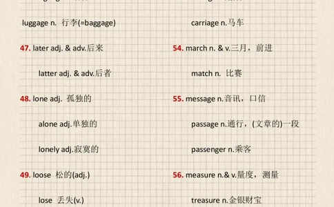 高中英语常考易混形近单词_高中三年全科资料_高中三年全科资料_英语