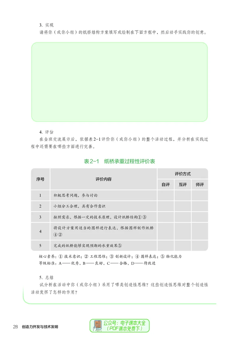 选择性必修9创造力开发与技术发明_高中三年全科资料_高中_高中电子教材_高中通用技术_人教版
