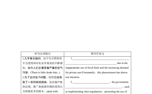 选择性必修第三册Unit3　EnvironmentalProtection_高中三年全科资料_高中_高中英语同步默写本