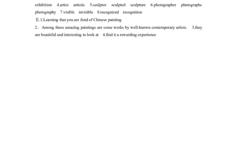 选择性必修第三册Unit1　Art_高中三年全科资料_高中_高中英语同步默写本
