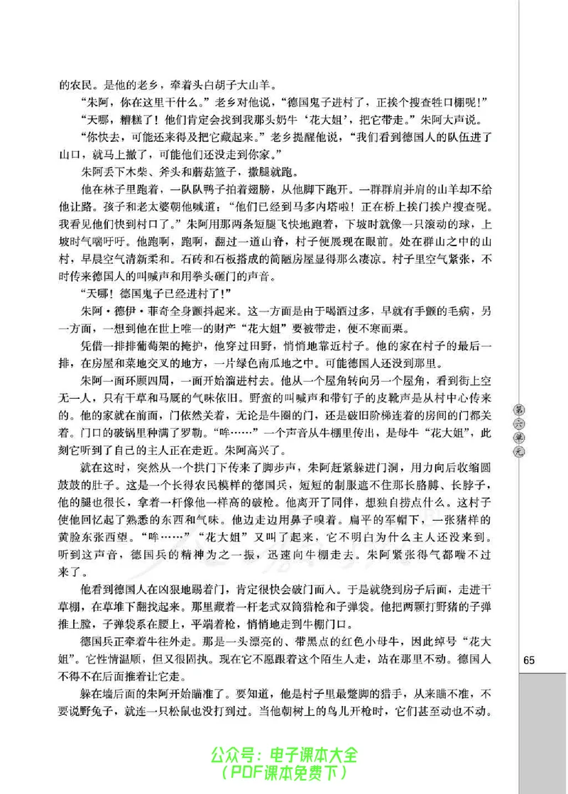 语文选修《外国小说欣赏》_高中三年全科资料_高中_高中电子教材_旧教材_高中语文（人教旧版）_高中语文选修（15本）