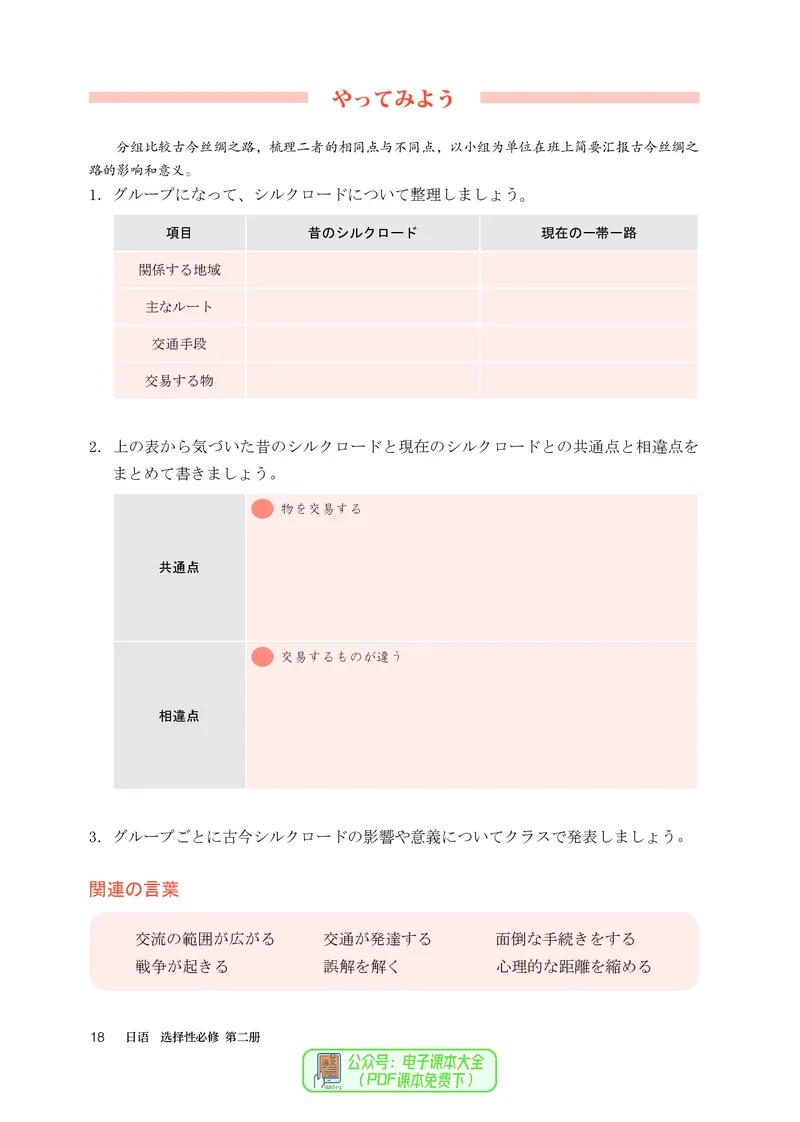 选必2_高中三年全科资料_高中_高中电子教材_高中日语