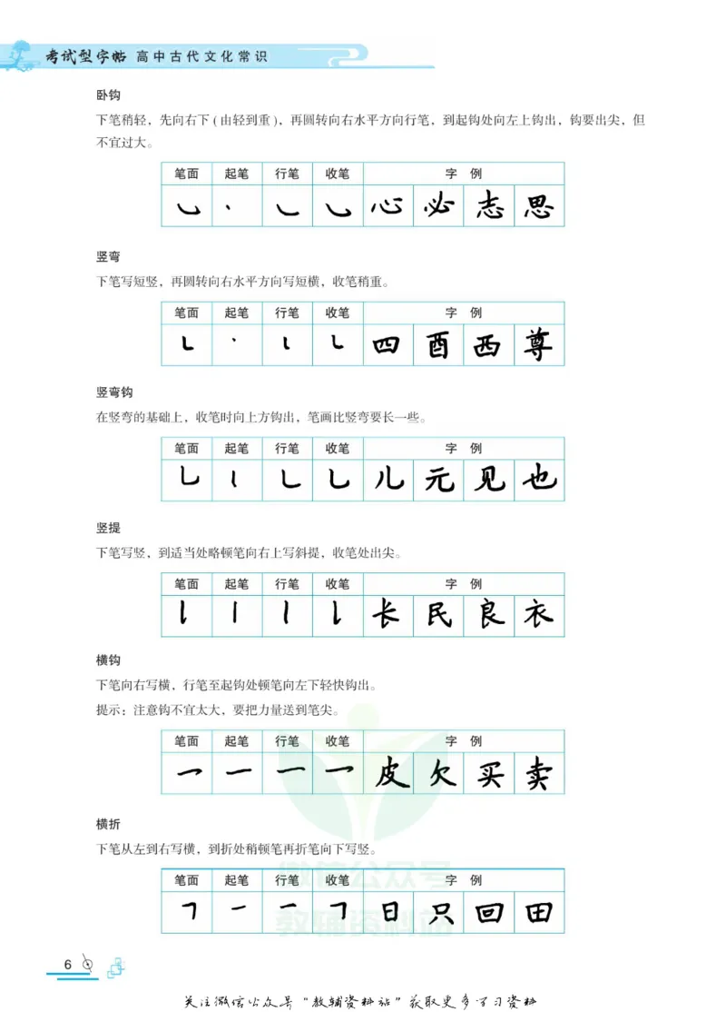 衡水金卷&middot;考试型字帖高中古代文化常识_高中三年全科资料_高中_衡水金卷&middot;考试型字帖(1)