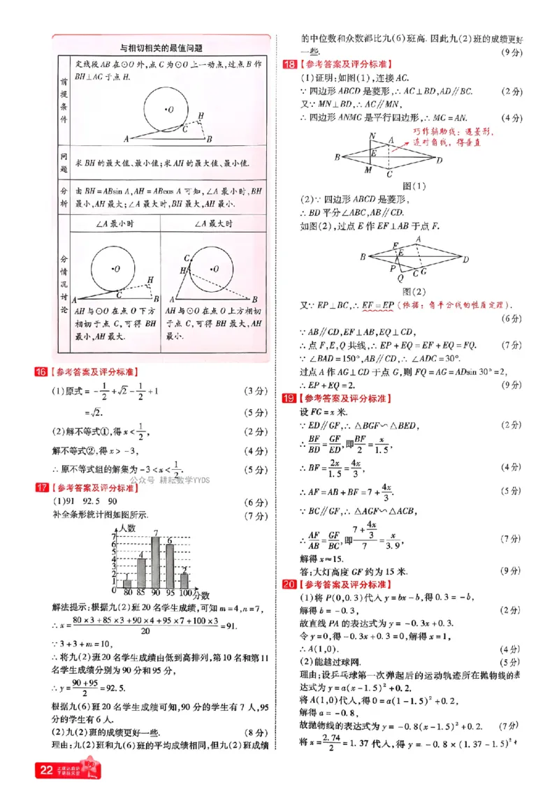 2026年河南中考预测卷(答案全解)_扫描版_中考押题2026《中考押题》系列（9科全套实时更新中）_天星2026版初中《天星教育中考预测卷》（数学）（河南专版）