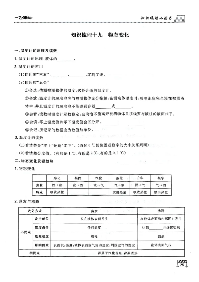2026版《一飞冲天&middot;中考专项精品试题分类》物理知识梳理_2026中考押题卷合集_2026新中考中考全科资料